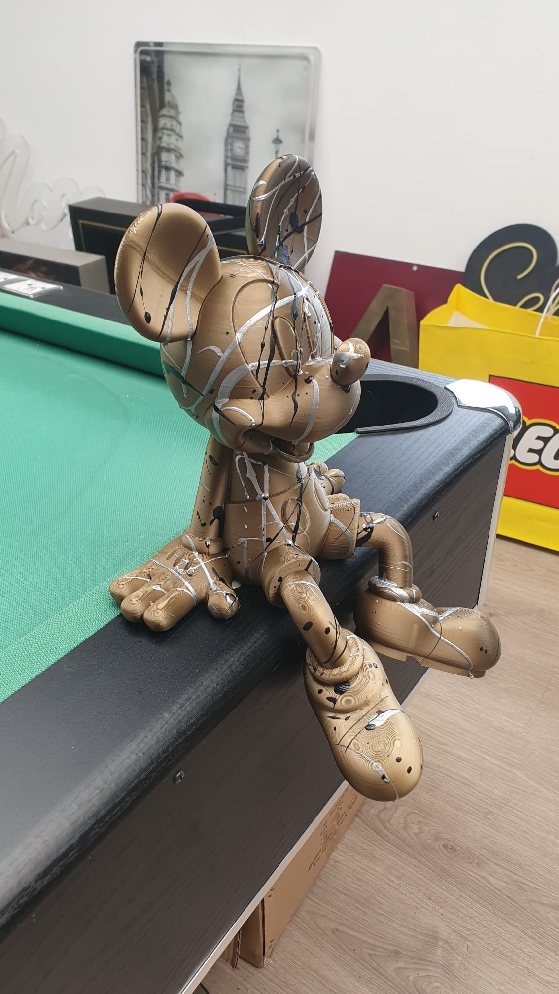 MIckey Mouse - Statutta Pop Art Gold Edition