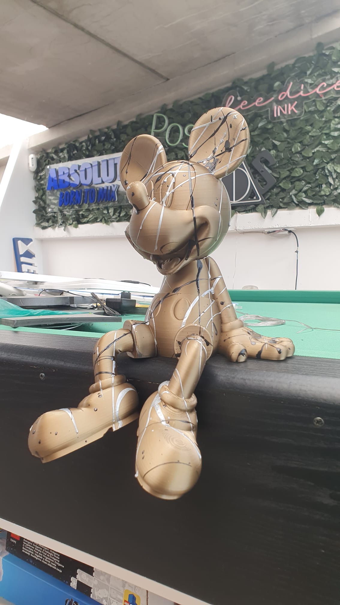MIckey Mouse - Statutta Pop Art Gold Edition