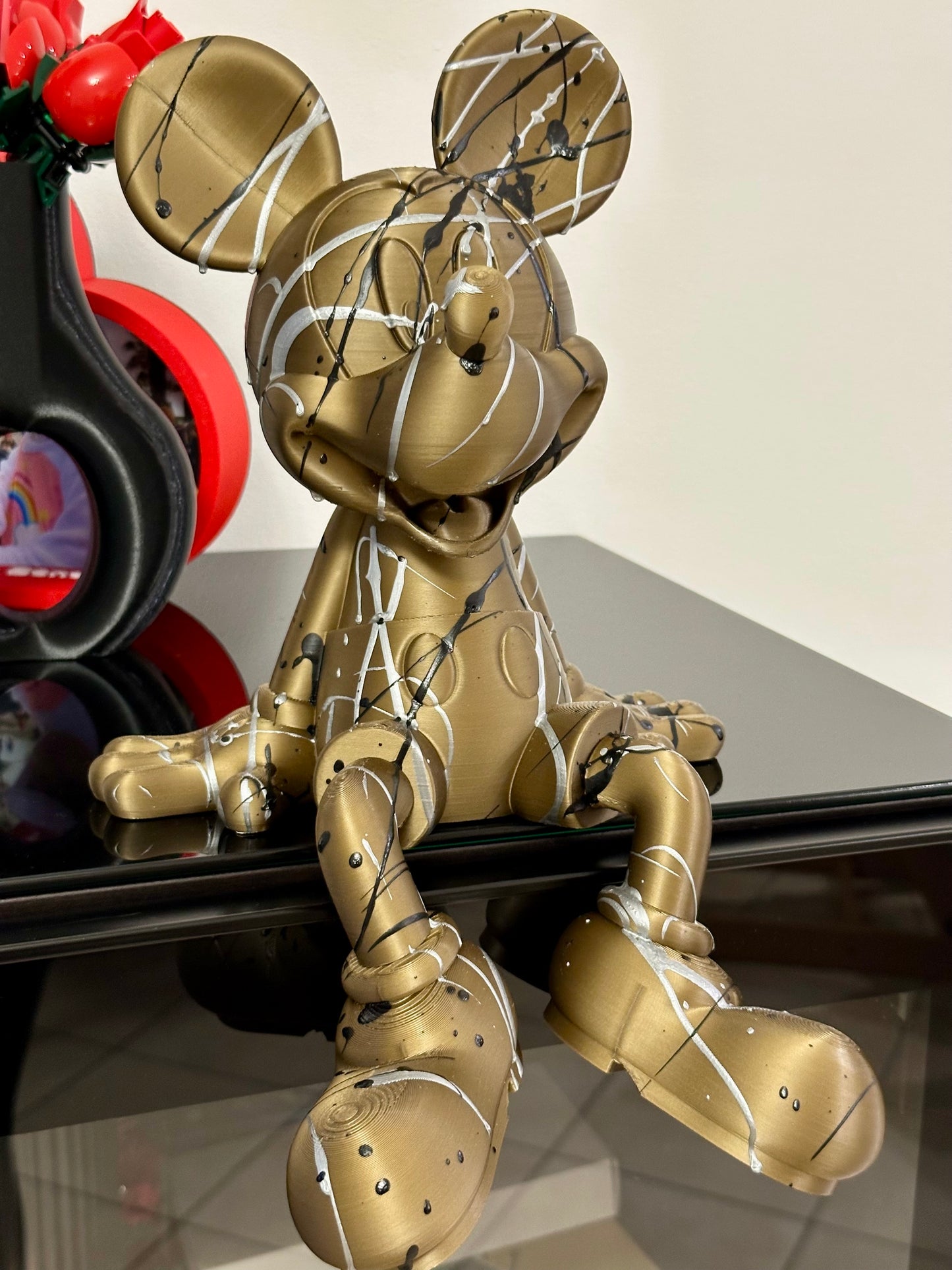 Mickey Mouse - Statutta Pop Art Gold Edition