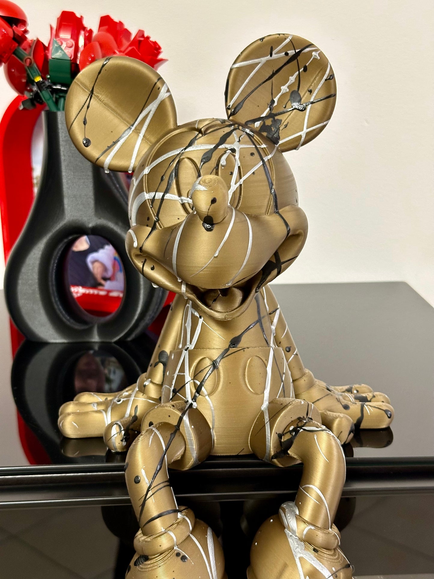 Mickey Mouse - Statutta Pop Art Gold Edition